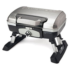 Load image into Gallery viewer, Cuisinart CGG-180TS Petit Gourmet Portable Tabletop Gas Grill, Stainless Steel (Renewed)
