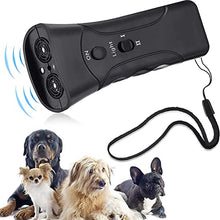 Load image into Gallery viewer, Careland Dog Trainer Device Electronic Dog Deterrent/Dog Barking Control Devices Training Tool Stop Barking Dog Repeller Handheld and Portable, Anti-Bark Device(Black)