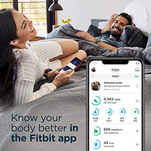 Load image into Gallery viewer, Fitbit Versa 2 Health and Fitness Smartwatch with Heart Rate, Music, Alexa Built-In, Sleep and Swim Tracking, Black/Carbon, One Size (S and L Bands Included)
