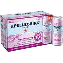Load image into Gallery viewer, S.Pellegrino Essenza Variety Pack - Blood Orange, Dark Morello Cherry, Original (unflavored) ,11.15 Fl. Oz (Pack of 24)