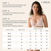 Load image into Gallery viewer, HSIA Women's Underwire Unlined Minimizer Bra Lace Floral Unpadded Bra Full Coverage Sexy Plus Size Lightweight Bra 34C-44DDD