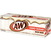 Load image into Gallery viewer, Diet A&W Root Beer, 12 fl oz (pack of 12)