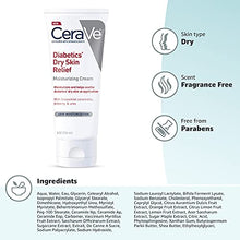 Load image into Gallery viewer, CeraVe Moisturizing Cream for Diabetics’ Dry Skin | Urea Cream with Bilberry for Face and Body | Fragrance Free & Paraben Free | 8 Ounce
