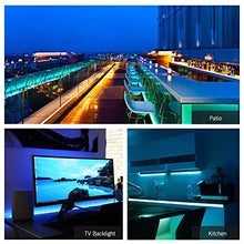 Load image into Gallery viewer, PHOPOLLO LED Strip Lights 5050 Color Changing 600LEDs 32.8ft Supper Brightness Waterproof Flexible LED Lighting Kit with 44 Key IR Remote Controller and 12V Power Supply for Room, Bedroom