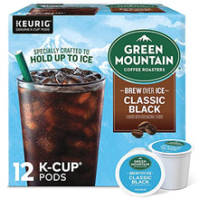 Load image into Gallery viewer, Green Mountain Coffee Roasters Brew Over Ice Classic Black, Single Serve Keurig K-Cup Pods, Medium Roast Iced Coffee, 12 Count