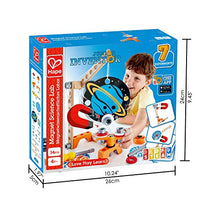 Load image into Gallery viewer, Hape Junior Inventor Magnet Science Lab| 34-Piece Magnetic Science Kit, STEAM Educational Toys for Kids 4 Years and Up, Model:E3033A