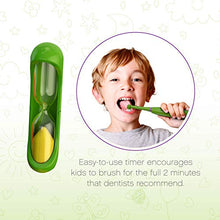 Load image into Gallery viewer, Brusheez Kid's Electric Toothbrush (Safari Edition) Set - Soft Bristles, Easy-Press Power Button, 2 Brush Heads, Cute Animal Cover, Sand Timer, Rinse Cup & Storage Base - Snappy The Croc