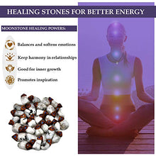 Load image into Gallery viewer, Pendant Chakra Moonstone Necklace with Genuine Healing Crystal Stone, Crystals Jewelry for Women and Men, Girls, Boys, Handmade with Love, Spiritual Gifts for Positive Energy and Meditation by Smoky Quartz