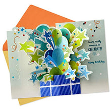 Load image into Gallery viewer, Hallmark Paper Wonder Pop Up Birthday Card (Someone to Celebrate)