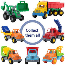 Load image into Gallery viewer, Tow Truck Toys for Boys - Car Carrier Truck Toy - Construction Vehicle Toys for Toddlers by POLESIE -Blue/Red