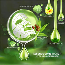 Load image into Gallery viewer, RITIO Hydrating Facial Mask Tencel Sheet Masks for SPA Treatment & Anti-Aging (Set of 6) Silky Tencel Lyocell Masks to Achieve Skin & Antioxidant Protection - Facial Mask for Women & Men