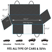 Load image into Gallery viewer, URPOWER Upgraded Dog Seat Covers with Mesh Visual Window 100% Waterproof Dog Car Seat Cover Nonslip Pet Seat Cover for Back Seat with Storage Pockets, Washable Dog Hammock for Cars Trucks and SUVs
