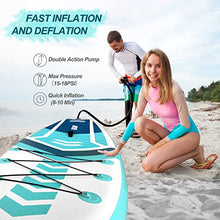 Load image into Gallery viewer, JOYEXER Inflatable Stand Up Paddle Board-10'5"x31"x 6" Ultra-Light SUP Board Including Backpack,Paddle,Waterproof Phone case,Leash, Hand Pump,for All Skill Levels Youth& Adult