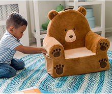 Load image into Gallery viewer, Soft Landing | Sweet Seats | Premium Character Chair with Carrying Handle & Side Pockets – Bear