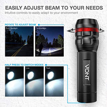 Load image into Gallery viewer, Vont 'Scope' Bike Light, Bicycle Light Installs in Seconds Without Tools, Powerful Bike Headlight Compatible with: Mountain, Kids, Street, Bikes, Front & Back Illumination