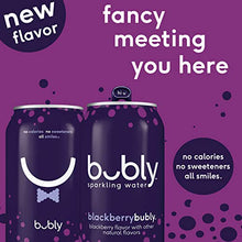 Load image into Gallery viewer, Bubly Sparkling Water, Blackberry, 12 Fl Oz (pack of 8)