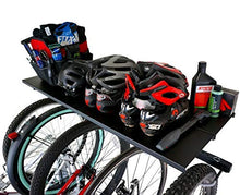 Load image into Gallery viewer, StoreYourBoard Bike Rack + Storage Shelf, Holds 5 Bicycles, Garage Adjustable Bike Wall Mount