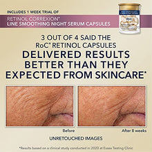 Load image into Gallery viewer, RoC Crepe Repair Anti Aging Daily Face Moisturizer & Neck Firming Cream (1.7 oz) + RoC Retinol Wrinkle Smoothing Capsules (7 CT), Skin Care Treatment