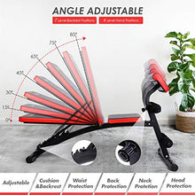 Load image into Gallery viewer, TUSY Adjustable Weight Bench for Full Body Workout Multi-Purpose Utility Weight Bench Flat Bench Press for Home and Gym