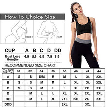 Load image into Gallery viewer, 3 Pack Women Racerback Sports Bras High Impact Workout Yoga Gym Fitness Bra (Black+Blue+Navy, XX-Large)