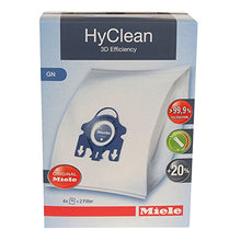 Load image into Gallery viewer, Miele Cleaners-99 HyClean 3D GN Type Microfiber Dust Bags Canister Vacuum Cleaners-9917730, White & Blue