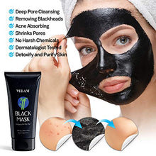 Load image into Gallery viewer, Blackhead Remover Mask, Charcoal Black Mask, Peel Off Blackhead Mask, Deep Cleansing Facial Mask for Face Nose, 60g