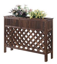Load image into Gallery viewer, Convenience Concepts Planters & Potts Large Raised Patio Planter, Weathered Cedar