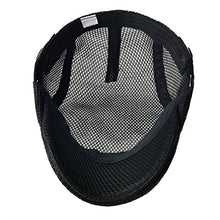 Load image into Gallery viewer, VOBOOM Men Breathable Mesh Summer Hat Adjustable Newsboy Beret Ivy Cap Cabbie Flat Cap (Black)