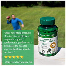 Load image into Gallery viewer, Men's Perfect Multi from Purity Products - Vitamins, Minerals and Phytonutrients - Supports Healthy Testosterone Levels and Promotes Energy, Vitality and Stamina - 120 Capsules