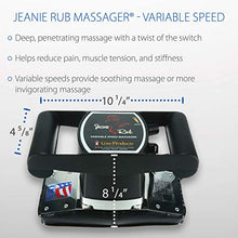 Load image into Gallery viewer, Core Products Jeanie Rub Variable Speed Massager, Deep Tissue Massage, Orbital Action for Back & Body, Professional Quality