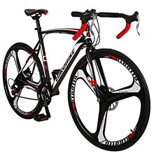 Load image into Gallery viewer, OBK XC550 Road Bike 700C Wheels 21 Speed Disc Brake Mens or Womens Bicycle Cycling (3 Spoke Wheel, 54cm)