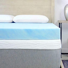 Load image into Gallery viewer, Sure2Sleep Gel Swirl Memory Foam Mattress Topper Made in USA 2-Inch (Twin)