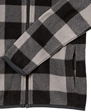Load image into Gallery viewer, Amazon Essentials Toddler Boys' Polar Fleece Full-Zip Mock Jacket, Grey Buffalo Check, 3T