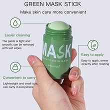 Load image into Gallery viewer, Green Tea Purifying Clay Face Mask, Blackhead Remover Oil Control Face Moisturizes Deep Clean Pore Purifying Clay Stick Deep Cleansing Mask, Exfoliating Mask for All Skin Men Women