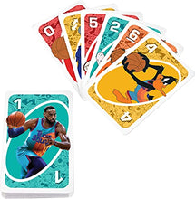 Load image into Gallery viewer, UNO Space Jam: A New Legacy Themed Card Game Featuring 112 Cards with Movie Graphics, Kid, Movie & Sports Fan Gift Ages 7 Years & Older.