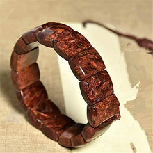 Load image into Gallery viewer, LiZiFang Precious Natural Pietersite Gemstone Bracelets Crystal Rectangle Bead Stretch Bangle Bracelets