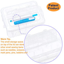 Load image into Gallery viewer, New brothread 3 Layers Stackable Clear Storage Box/Organizer for Holding 60 Spools Home Embroidery & Sewing Thread and Other Embroidery Sewing Crafts (Spool Size Requirement: H≤2.2"; W≤1.69")