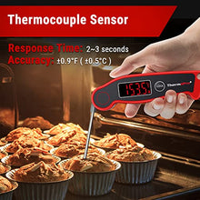 Load image into Gallery viewer, ThermoPro TP19 Waterproof Digital Meat Thermometer for Grilling with Ambidextrous Backlit & Thermocouple Instant Read Thermometer Kitchen Cooking Food Thermometer for Candy Water Oil BBQ Grill Smoker
