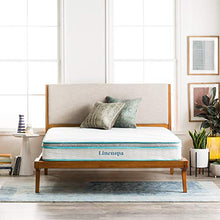 Load image into Gallery viewer, Linenspa 12 Inch Memory Hybrid Plush-Individually Encased Coils-Edge Support-Quilted Foam Cover Mattress, Twin, White