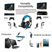 Load image into Gallery viewer, Gaming Headset for Xbox One,PS4,PC,Laptop,Tablet with Mic,Pro Over Ear Headphones,Noise Canceling,USB Led Light,Stereo Bass Surround for Kids,Mac,Smartphones