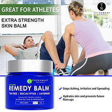 Load image into Gallery viewer, Remedy Tea Tree Oil Balm - Cream for Athletes Foot, Jock Itch, Ringworm, Eczema, Nail Issues, Rash, Skin Irritation - Ointment for Dry, Itchy Skin - Foot & Body Balm with Lavender & Eucalyptus - 2 Oz