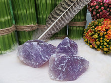 Load image into Gallery viewer, Natural Raw Rough Stone Crystals - Home Decorations Rock Collection - Crystal Quartz, Rose Quartz, Blue Calcite, Orange Calcite, Amethyst Cluster, Amethyst, Obsidian
