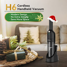 Load image into Gallery viewer, Handheld Vacuum Cordless, Rechargeable Car Vacuum Cleaner with 30 Mins Runtime, Mini Hand Vacuum with 10000 Pa Powerful Suction, Portable Hand Held Vacuum for Car Pet Hair Hardwood Floor Home, UMLo H6