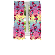 Load image into Gallery viewer, Franco Kids Room Window Curtains Drapes Set, 82 in x 63 in, Trolls World Tour