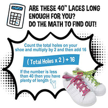 Load image into Gallery viewer, Reflective Kids Shoe Laces Safety Shoelaces for Children Silver Shoelaces Pink Shoe Laces Yellow and Orange Neon Lace Strings 40" Inches