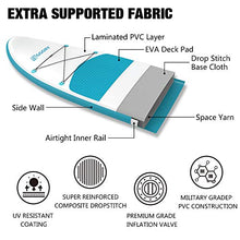 Load image into Gallery viewer, EGGORY Inflatable Stand Up Paddle Board,10'6"x 32"x 6" | SUP Surfboard with Premium SUP Accessories & Backpack, Adj Paddle, Pump, Leash, Valve Adjuster | Youth & Adult Surfing Boat, White