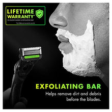 Load image into Gallery viewer, Gillette Mens Razor Blade Refills with Exfoliating Bar by GilletteLabs, Compatible Only with GilletteLabs Razors with Exfoliating Bar and Heated Razor, 6 Razor Blade Cartridges