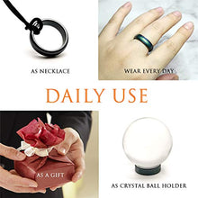 Load image into Gallery viewer, Morchic Magnetic Hematite Stone Mood Ring for Women Men, Therapy Arthritis Anxiety Pain Relief, Balance Root Chakra (8.75)