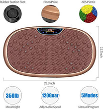 Load image into Gallery viewer, EILISON FitMax 3D Vibration Plate Exercise Machine - Whole Body Workout Vibration Fitness Platform w/Loop Bands - Home Fitness Equipment for Weight Loss, Wellness & Toning(Jumbo Size)