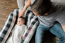 Load image into Gallery viewer, DockATot Deluxe+ Dock (Charcoal Buffalo) - The All in One Baby Lounger - Perfect for Co Sleeping - Suitable from 0-8 Months